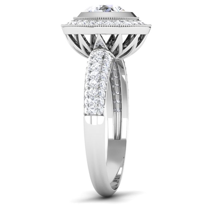 1.47 ct Natural Diamond Solitaire Engagement Wedding Rings14k Gold - Image 4