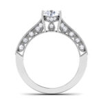 1.59 ct Natural Diamond Solitaire Engagement Wedding Rings14k Gold - Image 5