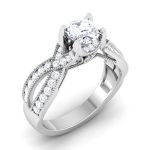 1.40 ct Natural Diamond Solitaire Engagement Wedding Rings14k Gold