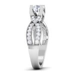 1.40 ct Natural Diamond Solitaire Engagement Wedding Rings14k Gold - Image 4