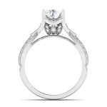 1.40 ct Natural Diamond Solitaire Engagement Wedding Rings14k Gold - Image 5
