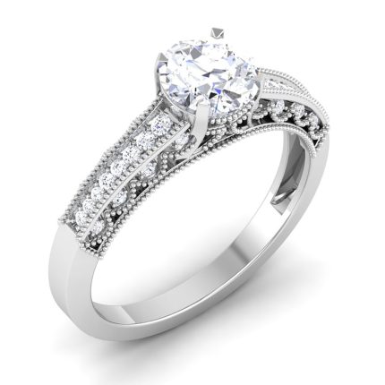 1.35 ct Natural Diamond Solitaire Engagement Wedding Rings14k Gold
