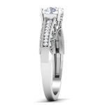 1.35 ct Natural Diamond Solitaire Engagement Wedding Rings14k Gold - Image 4
