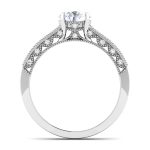 1.35 ct Natural Diamond Solitaire Engagement Wedding Rings14k Gold - Image 5
