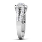 1.45 ct Natural Diamond Solitaire Engagement Wedding Rings14k Gold - Image 4