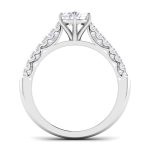 1.35 ct Natural Diamond Solitaire Engagement Wedding Rings14k Gold - Image 5
