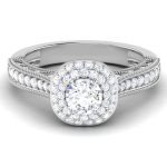 1.17 ct Natural Diamond Solitaire Engagement Wedding Rings14k Gold - Image 2