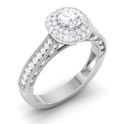 1.17 ct Natural Diamond Solitaire Engagement Wedding Rings14k Gold