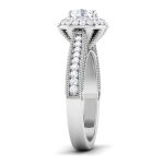 1.17 ct Natural Diamond Solitaire Engagement Wedding Rings14k Gold - Image 4