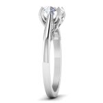 1.06 ct Natural Diamond Solitaire Engagement Wedding Rings14k Gold - Image 4