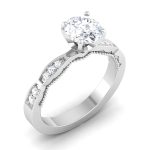 1.40 ct Natural Diamond Solitaire Engagement Wedding Rings14k Gold