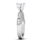 1.40 ct Natural Diamond Solitaire Engagement Wedding Rings14k Gold - Image 4