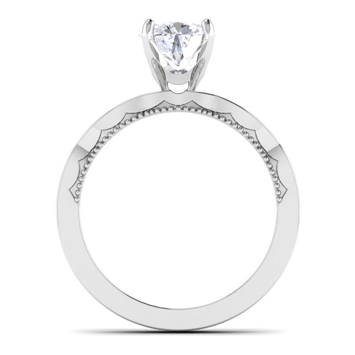 1.40 ct Natural Diamond Solitaire Engagement Wedding Rings14k Gold - Image 5