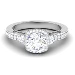 1.88 ct Natural Diamond Solitaire Engagement Wedding Rings14k Gold - Image 2