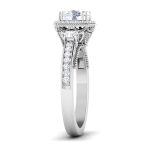 1.88 ct Natural Diamond Solitaire Engagement Wedding Rings14k Gold - Image 4