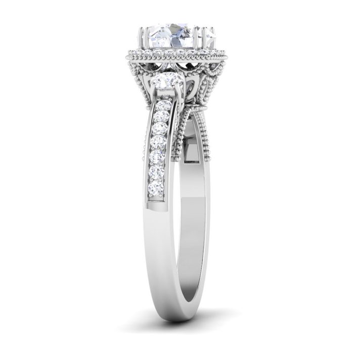 1.88 ct Natural Diamond Solitaire Engagement Wedding Rings14k Gold - Image 4
