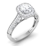 1.09 ct Natural Diamond Solitaire Engagement Wedding Rings14k Gold