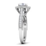 1.09 ct Natural Diamond Solitaire Engagement Wedding Rings14k Gold - Image 4