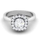 1.41 ct Natural Diamond Solitaire Engagement Wedding Rings14k Gold - Image 2
