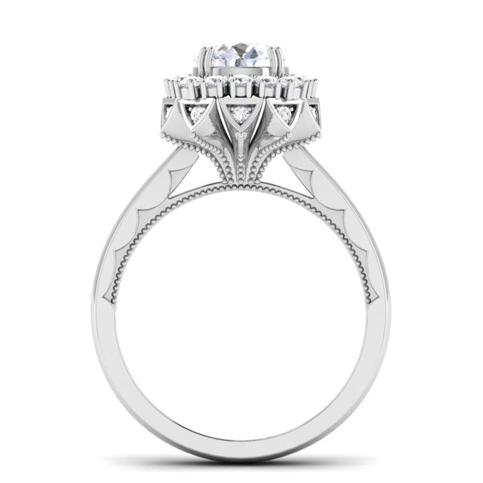 1.41 ct Natural Diamond Solitaire Engagement Wedding Rings14k Gold - Image 5