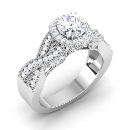 1.28 ct Natural Diamond Solitaire Engagement Wedding Rings14k Gold