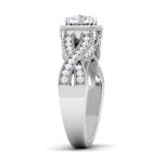 1.28 ct Natural Diamond Solitaire Engagement Wedding Rings14k Gold - Image 4