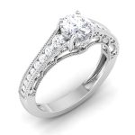 1.25 ct Natural Diamond Solitaire Engagement Wedding Rings14k Gold