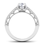 1.25 ct Natural Diamond Solitaire Engagement Wedding Rings14k Gold - Image 5