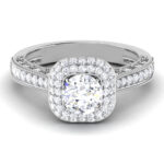 1.30 ct Natural Diamond Solitaire Engagement Wedding Rings14k Gold - Image 2