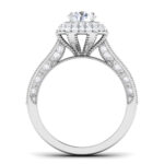 1.30 ct Natural Diamond Solitaire Engagement Wedding Rings14k Gold - Image 5