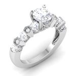 1.39 ct Natural Diamond Solitaire Engagement Wedding Rings14k Gold