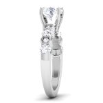 1.39 ct Natural Diamond Solitaire Engagement Wedding Rings14k Gold - Image 4