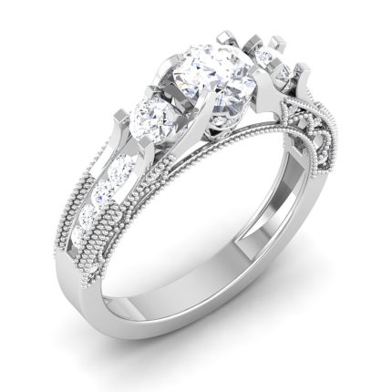 1.00 ct Natural Diamond Solitaire Engagement Wedding Rings14k Gold