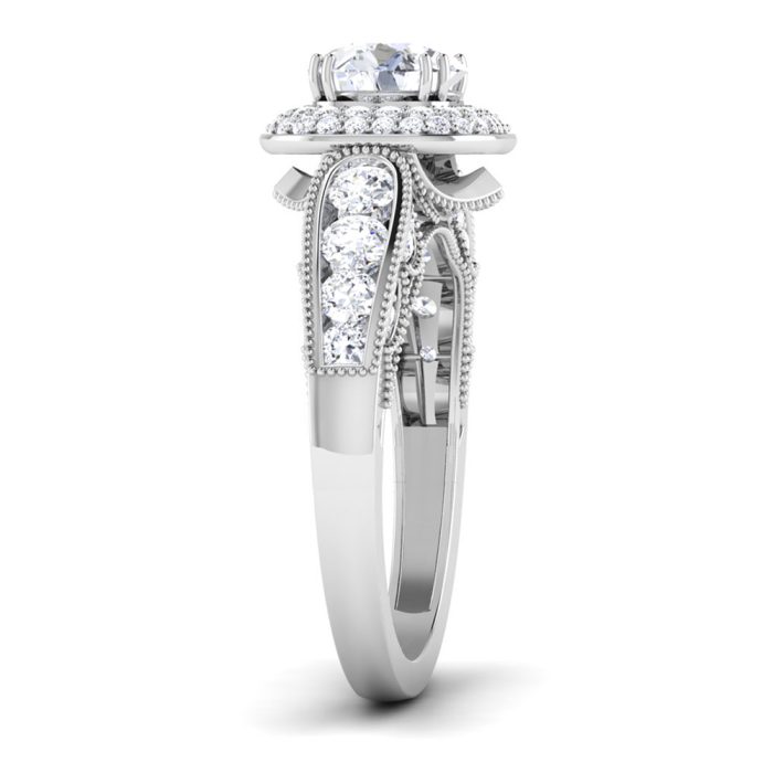 1.80 ct Natural Diamond Solitaire Engagement Wedding Rings14k Gold - Image 4