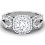 1.50 ct Natural Diamond Solitaire Engagement Wedding Rings14k Gold - Image 2