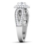 1.50 ct Natural Diamond Solitaire Engagement Wedding Rings14k Gold - Image 4