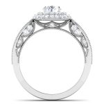 1.50 ct Natural Diamond Solitaire Engagement Wedding Rings14k Gold - Image 5