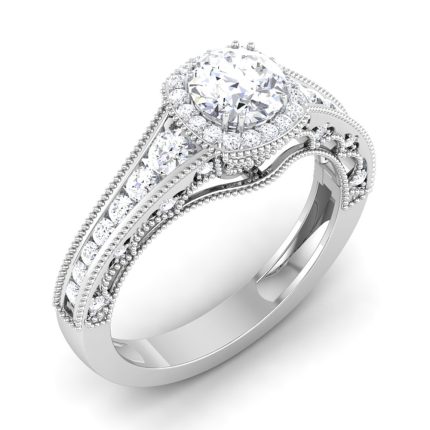 1.00 ct Natural Diamond Solitaire Engagement Wedding Rings14k Gold