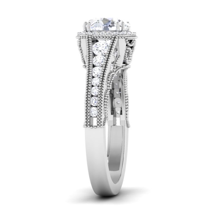 1.40 ct Natural Diamond Solitaire Engagement Wedding Rings14k Gold - Image 4