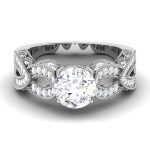 1.55 ct Natural Diamond Solitaire Engagement Wedding Rings14k Gold - Image 2