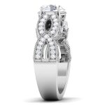 1.55 ct Natural Diamond Solitaire Engagement Wedding Rings14k Gold - Image 4