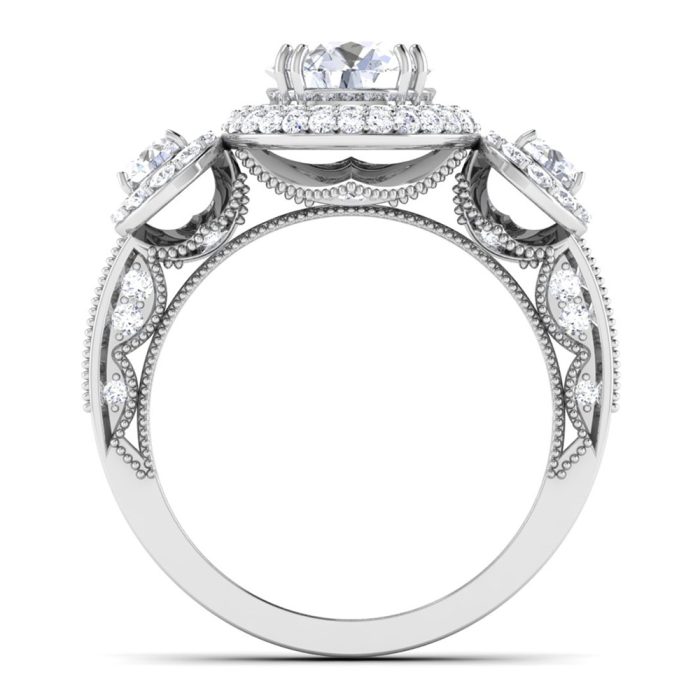 1.75 ct Natural Diamond Solitaire Engagement Wedding Rings14k Gold - Image 5