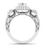 1.75 ct Natural Diamond Solitaire Engagement Wedding Rings14k Gold - Image 5