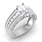 1.85 ct Natural Diamond Solitaire Engagement Wedding Rings14k Gold