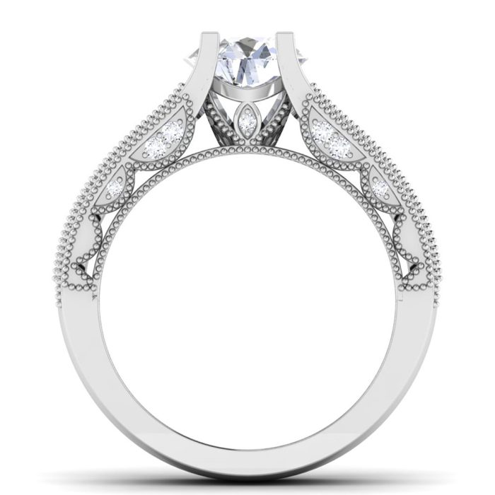 1.85 ct Natural Diamond Solitaire Engagement Wedding Rings14k Gold - Image 5