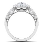1.30 ct Natural Diamond Solitaire Engagement Wedding Rings14k Gold - Image 5