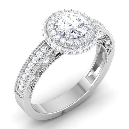 1.25 ct Natural Diamond Solitaire Engagement Wedding Rings14k Gold