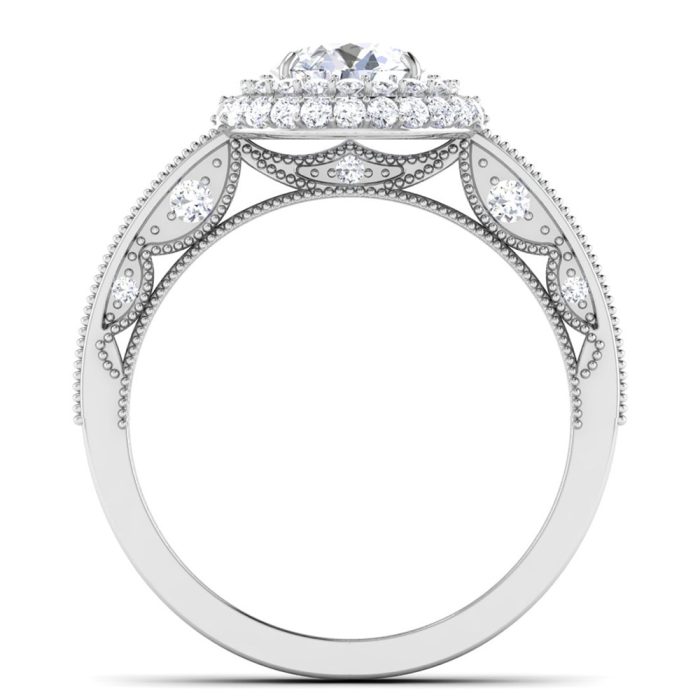 1.25 ct Natural Diamond Solitaire Engagement Wedding Rings14k Gold - Image 5