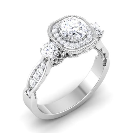 1.55 ct Natural Diamond Solitaire Engagement Wedding Rings14k Gold