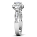 1.55 ct Natural Diamond Solitaire Engagement Wedding Rings14k Gold - Image 4